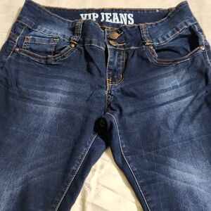 VIP Women’s Skinny Jeans in Dark Blue Wash